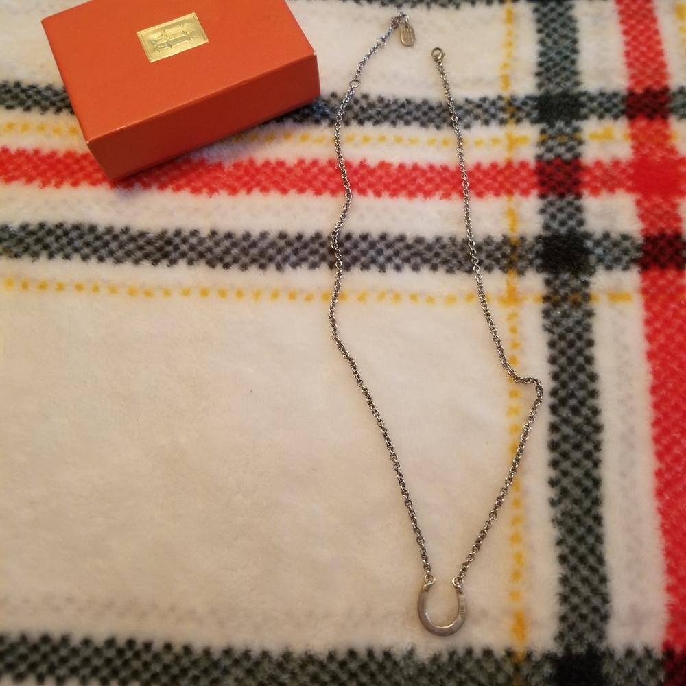 James avery horse shoe necklace